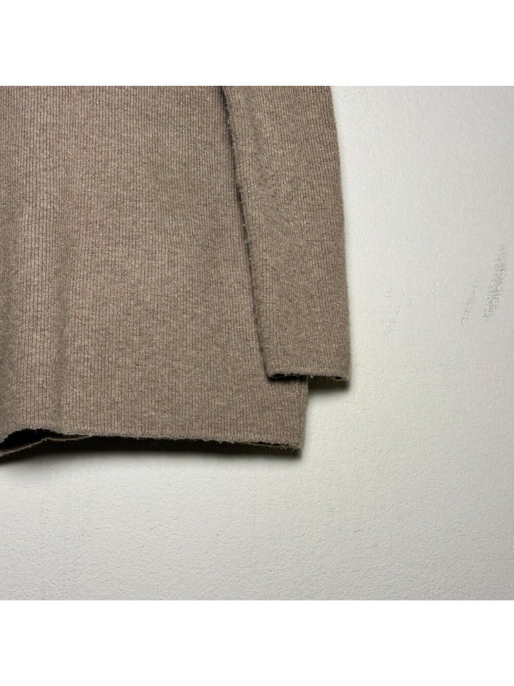 J.Crew Merino Coat Cardigan Women XS Outerwear Brown Warm Cocoon Knit Wool Blend - Picture 8 of 10